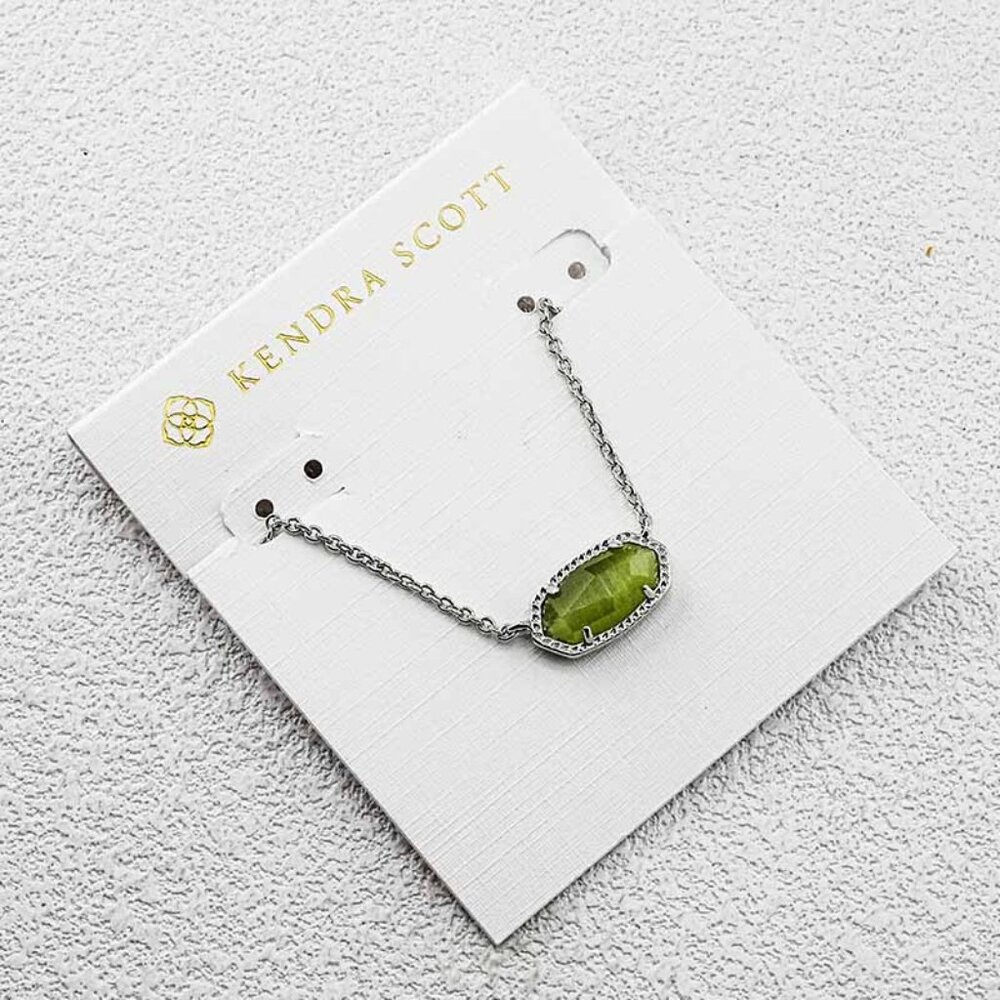 Kendra Scott Army Green Cat��s Eye Necklace